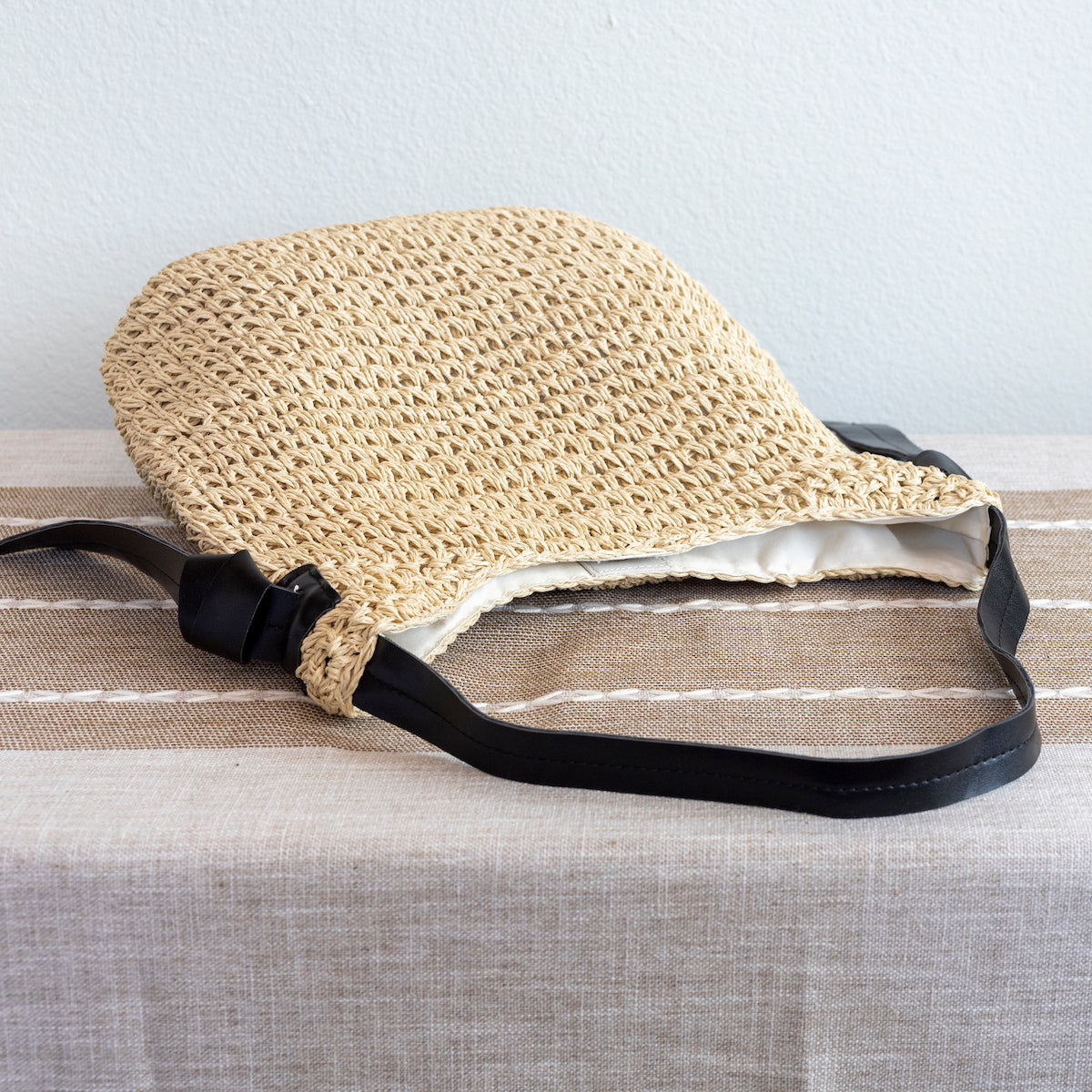 Women’s Simple Straw Woven Shoulder Bag for Beach, Vacation & Summer Outfits