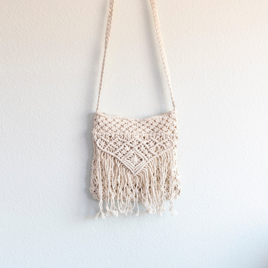 Women’s Crochet Cotton Boho Beach Shoulder Bag Tote Bag for Boho Everyday Style & Gifts