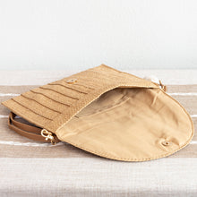Damen Stroh-Geflochtene Schultertasche/Clutch für Strand, Urlaub & Sommer-Outfits