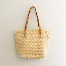 Women’s Straw Woven Tote Minimalist Summer Shoulder Bag for Beach, Vacation & Summer Outfits