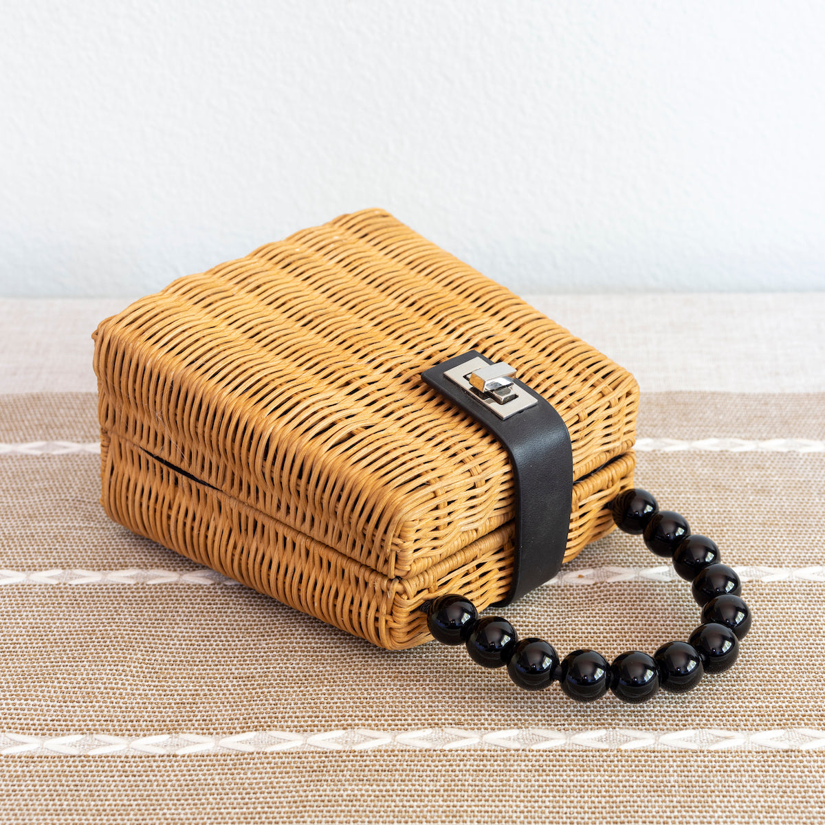 Straw Rustic Chic Women's Hand Woven Rattan Weave Basket Bag Tote Bag for Beach, Vacation & Summer Outfits