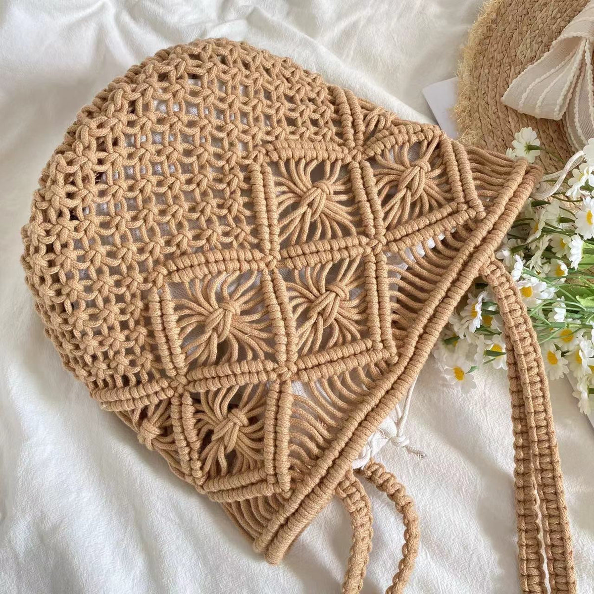 Women’s Retro Cotton Bucket Shoulder Bag for Boho Everyday Style & Gifts