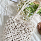 Women’s Retro Cotton Bucket Shoulder Bag for Boho Everyday Style & Gifts