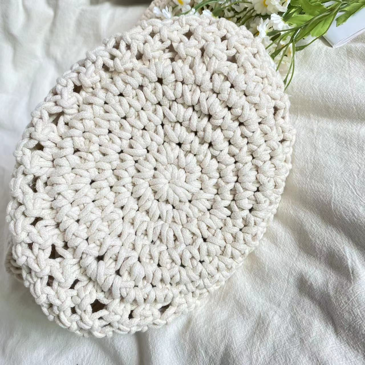 Women’s Retro Cotton Bucket Shoulder Bag for Boho Everyday Style & Gifts