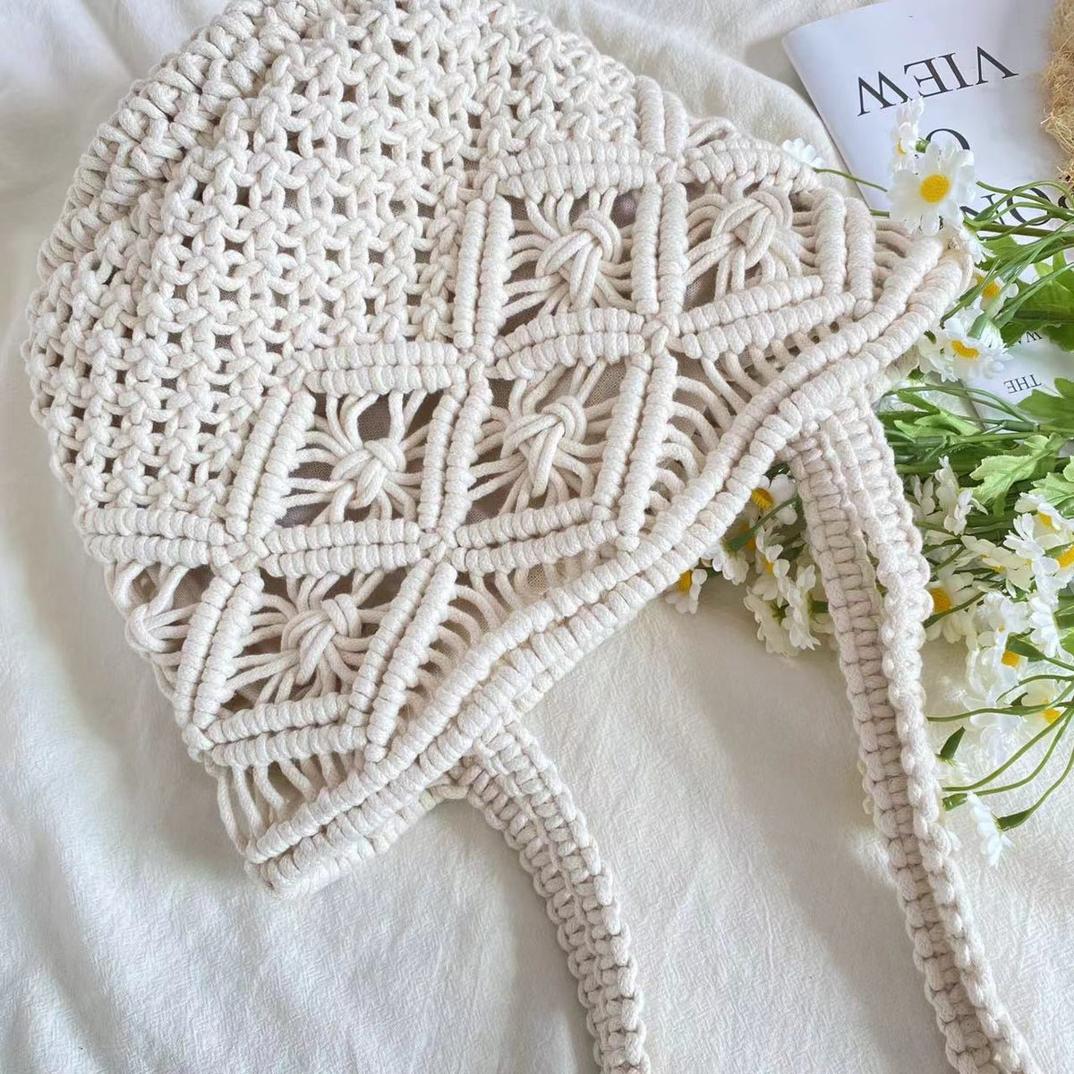 Women’s Retro Cotton Bucket Shoulder Bag for Boho Everyday Style & Gifts