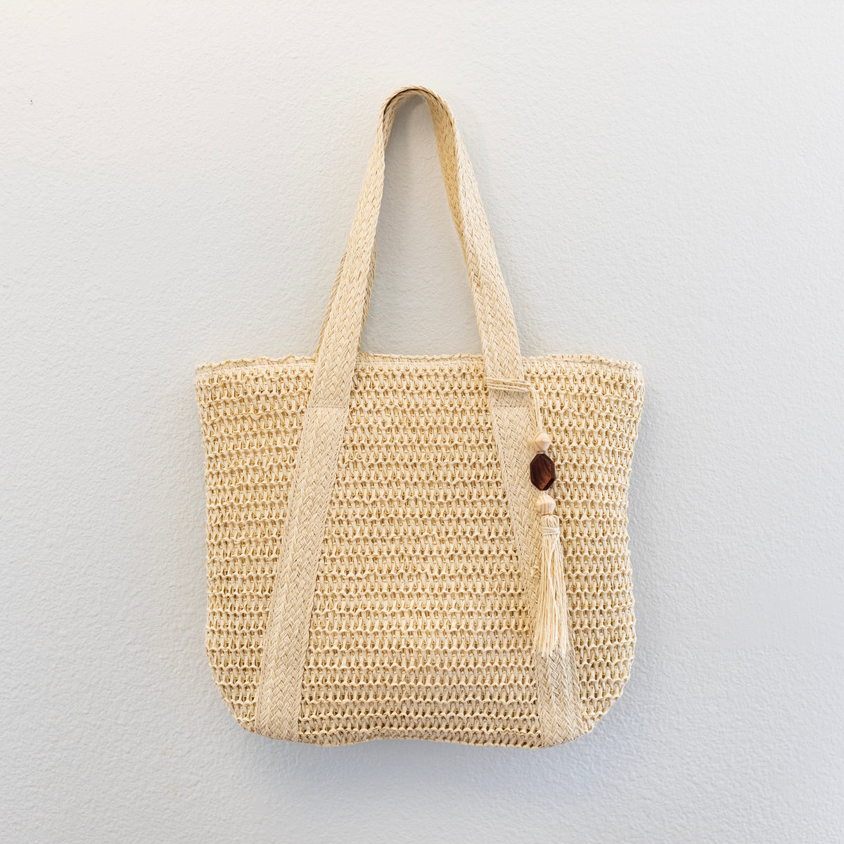 Women’s Large Straw Woven Tote Bag for Beach, Vacation & Summer Outfits