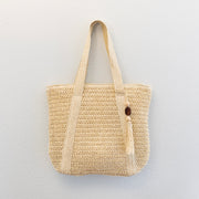 Women’s Large Straw Woven Tote Bag for Beach, Vacation & Summer Outfits