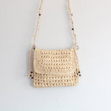 Women’s Boho Straw Square Messenger Purse with Tassel for Beach, Vacation & Summer Outfits