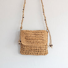 Women’s Boho Straw Square Messenger Purse with Tassel for Beach, Vacation & Summer Outfits
