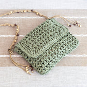 Women’s Boho Straw Square Messenger Purse with Tassel for Beach, Vacation & Summer Outfits