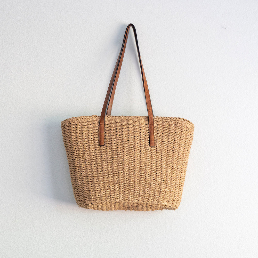 Women’s Woven Straw Market Tote Summer Bag for Beach, Vacation & Summer Outfits