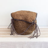 Women’s Large Straw Woven Bucket Tote Bag for Beach, Vacation & Summer Outfits