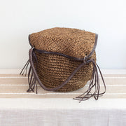 Women’s Large Straw Woven Bucket Tote Bag for Beach, Vacation & Summer Outfits
