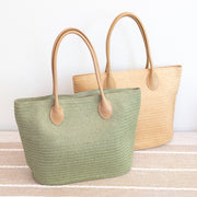 Women’s Elegant Straw Woven Summer Tote for Beach, Vacation & Summer Outfits