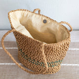 Women’s Lightweight Straw Woven Summer Tote for Beach, Vacation & Summer Outfits
