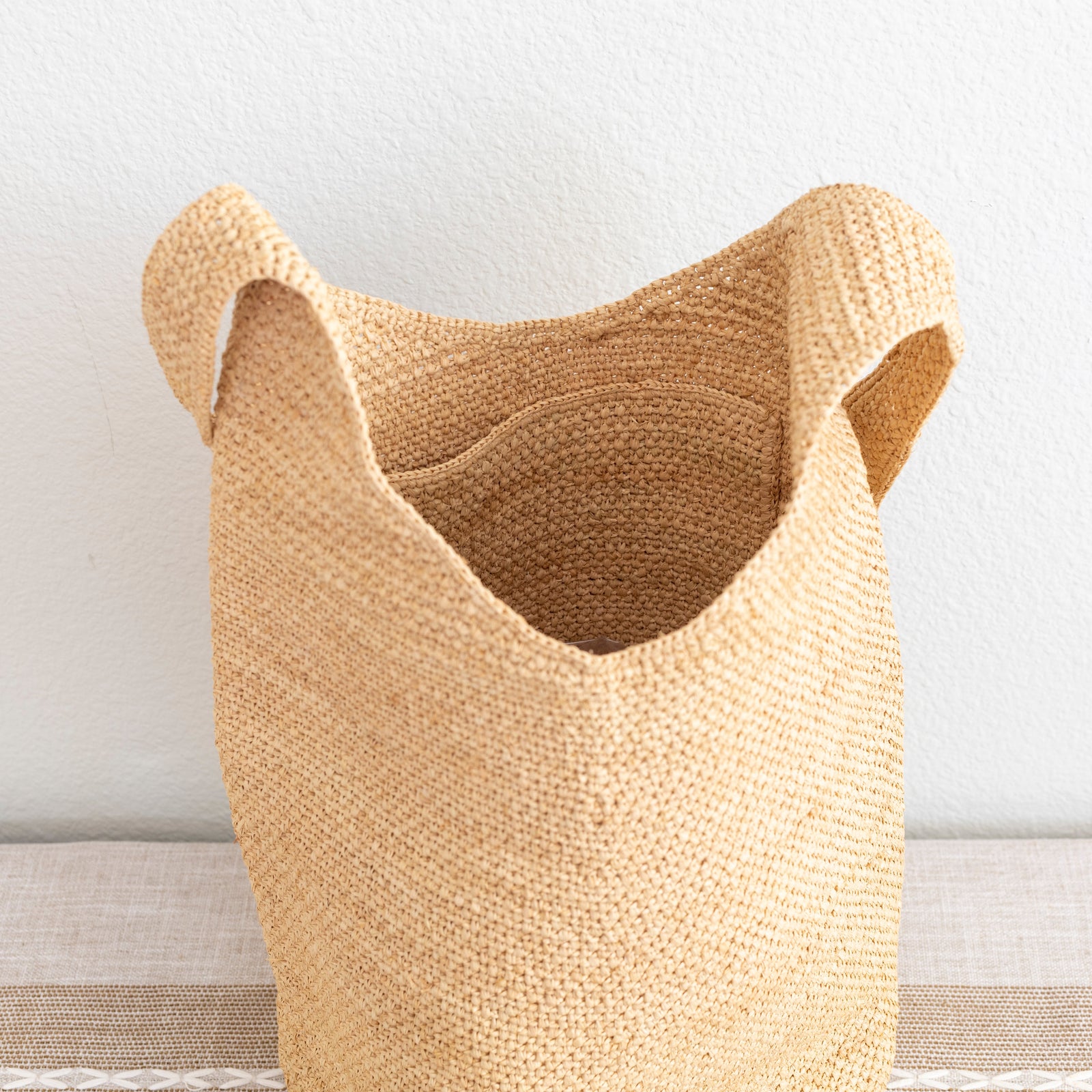 Women's Raffia Straw Basket Shoulder Bag for Beach, Vacation & Summer Outfits