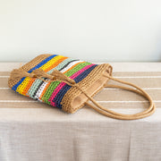 Women’s Large Straw Woven Tote Bag for Beach, Vacation & Summer Outfits