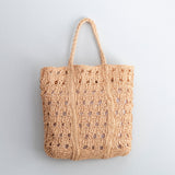 Women's Large Woven Summer Straw Tote for Beach, Vacation & Summer Outfits