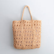 Women's Large Woven Summer Straw Tote for Beach, Vacation & Summer Outfits