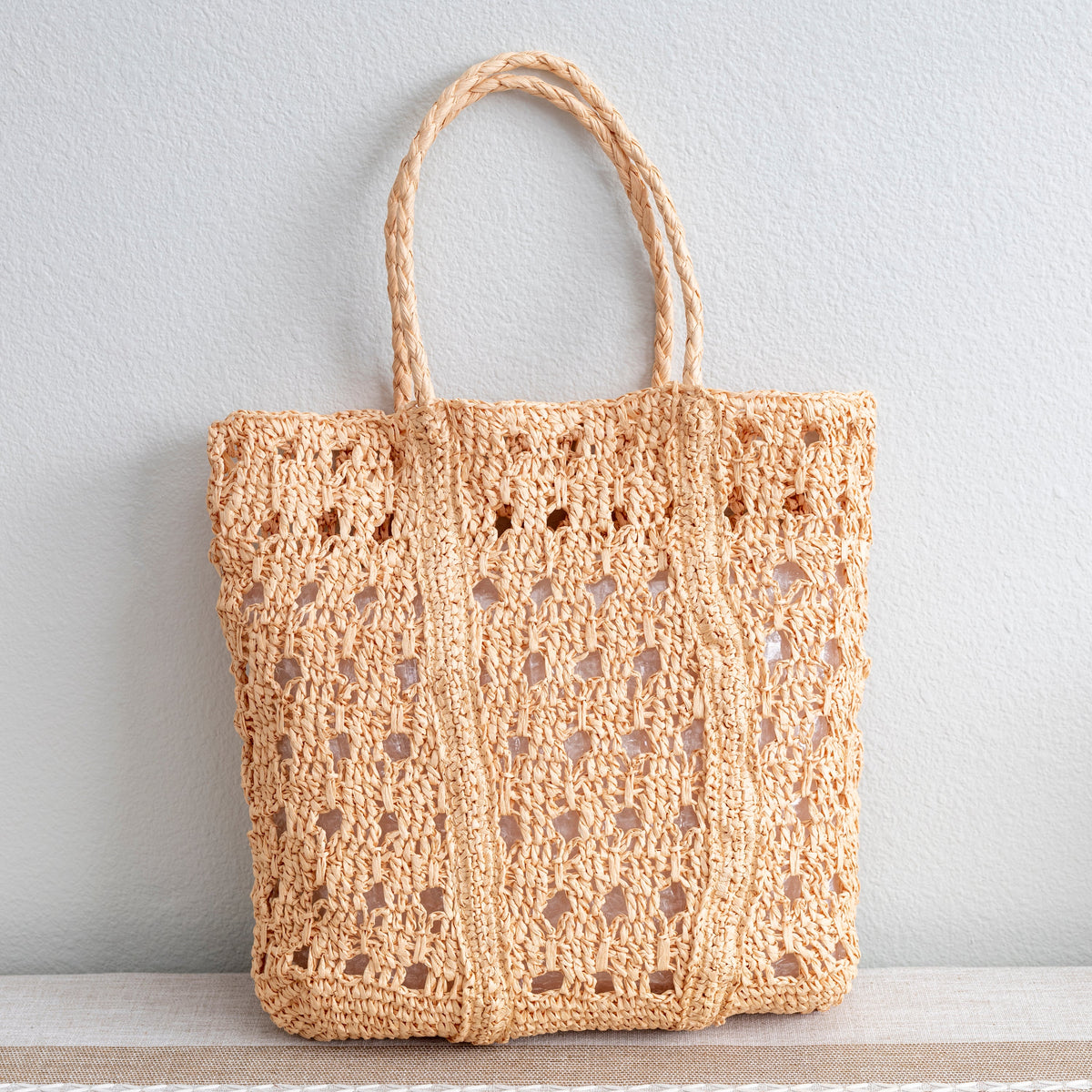 Women's Large Woven Summer Straw Tote for Beach, Vacation & Summer Outfits
