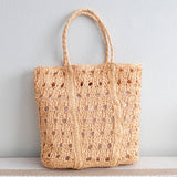 Women's Large Woven Summer Straw Tote for Beach, Vacation & Summer Outfits