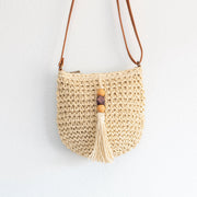Women’s Straw Woven Crossbody Bag for Beach, Vacation & Summer Outfits