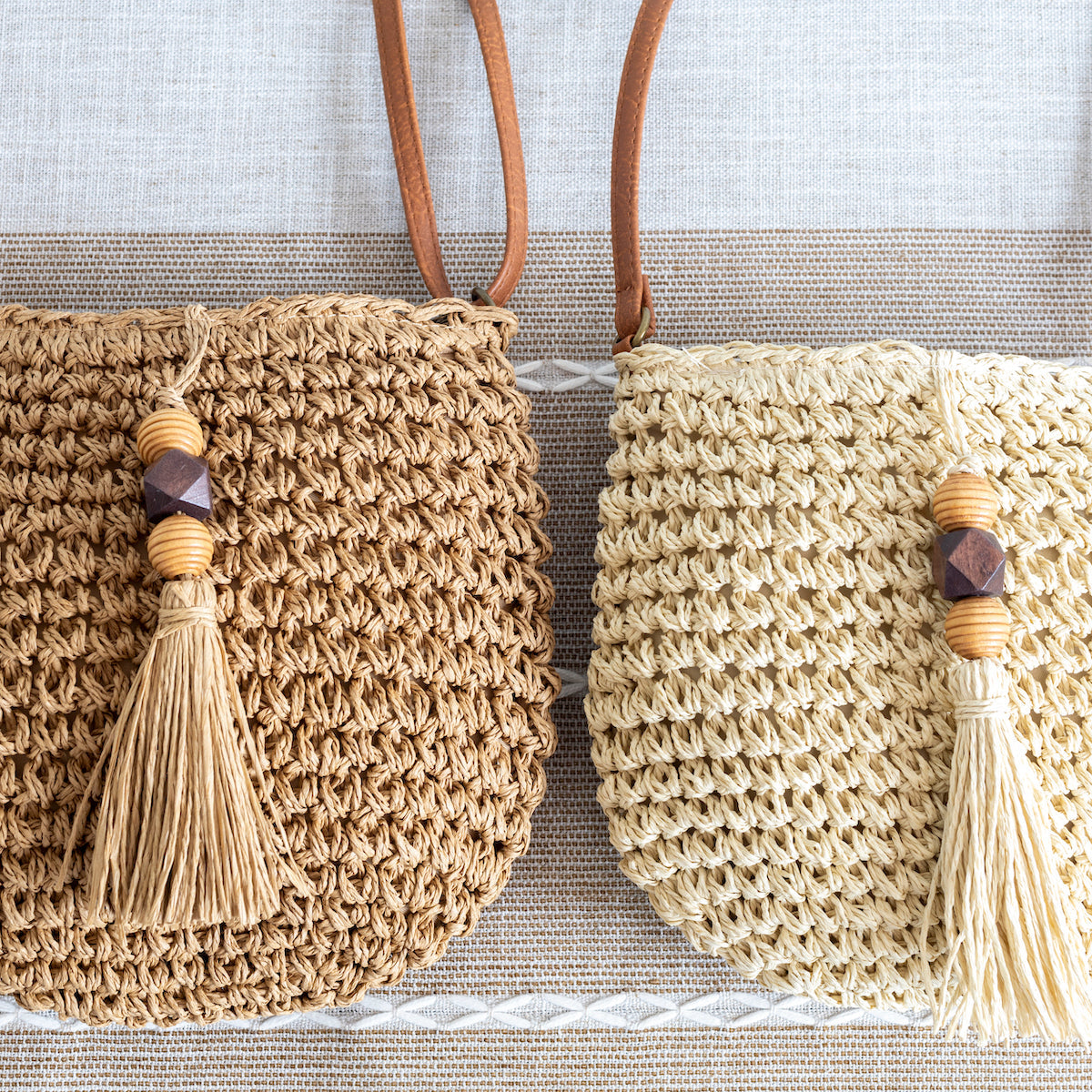 Women’s Straw Woven Crossbody Bag for Beach, Vacation & Summer Outfits