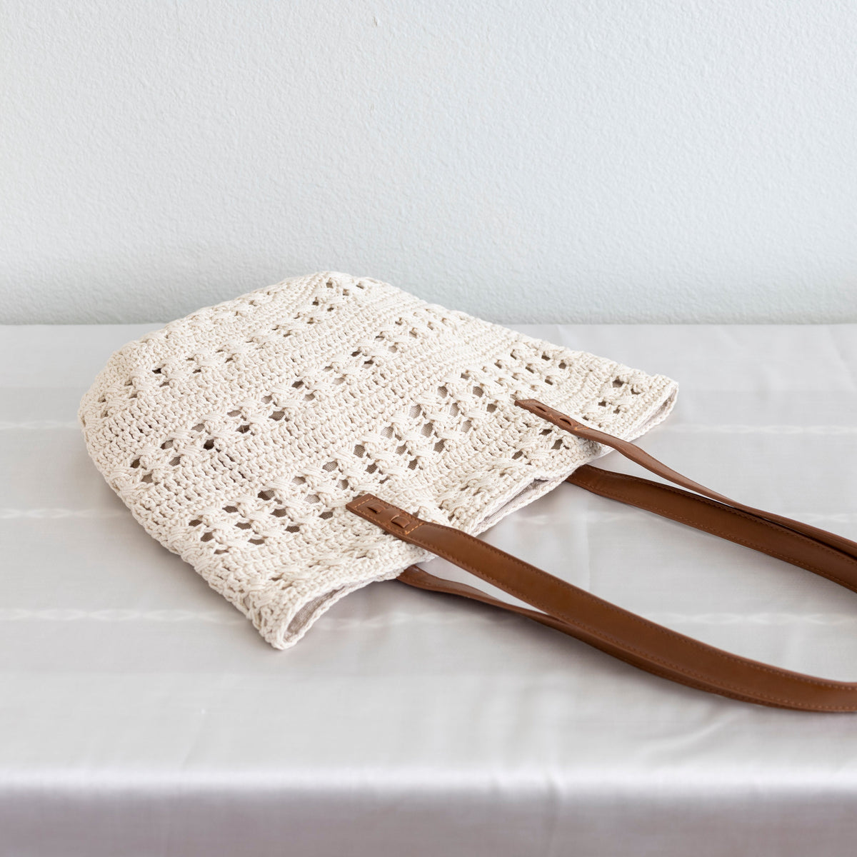 Women’s Retro Cotton Knitted Shoulder Bag for Boho Everyday Style & Gifts