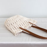 Women’s Retro Cotton Knitted Shoulder Bag for Boho Everyday Style & Gifts