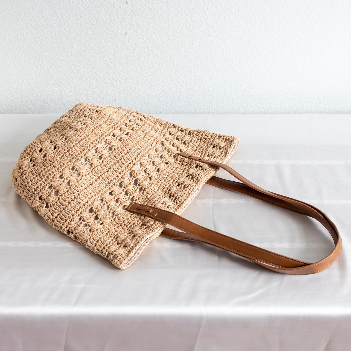 Women’s Retro Cotton Knitted Shoulder Bag for Boho Everyday Style & Gifts