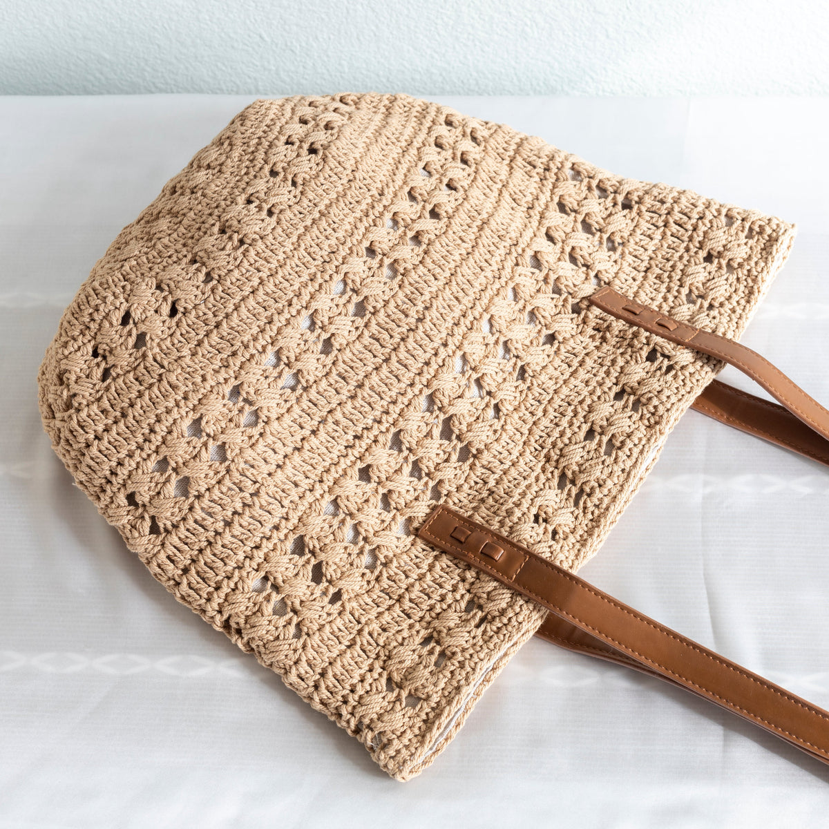 Women’s Retro Cotton Knitted Shoulder Bag for Boho Everyday Style & Gifts