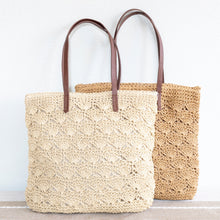Women’s Straw Woven Summer Bag with Floral Designs Tote Bag for Beach, Vacation & Summer Outfits
