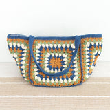 Women’s Crochet Granny Square Shoulder Bag for Boho Everyday Style & Gifts