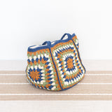 Women’s Crochet Granny Square Shoulder Bag for Boho Everyday Style & Gifts
