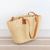 Women’s Straw Shell Basket Summer Tote for Beach, Vacation & Summer Outfits