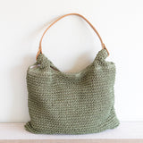 Women’s Straw Woven Tote with Leather Straps for Beach, Vacation & Summer Outfits