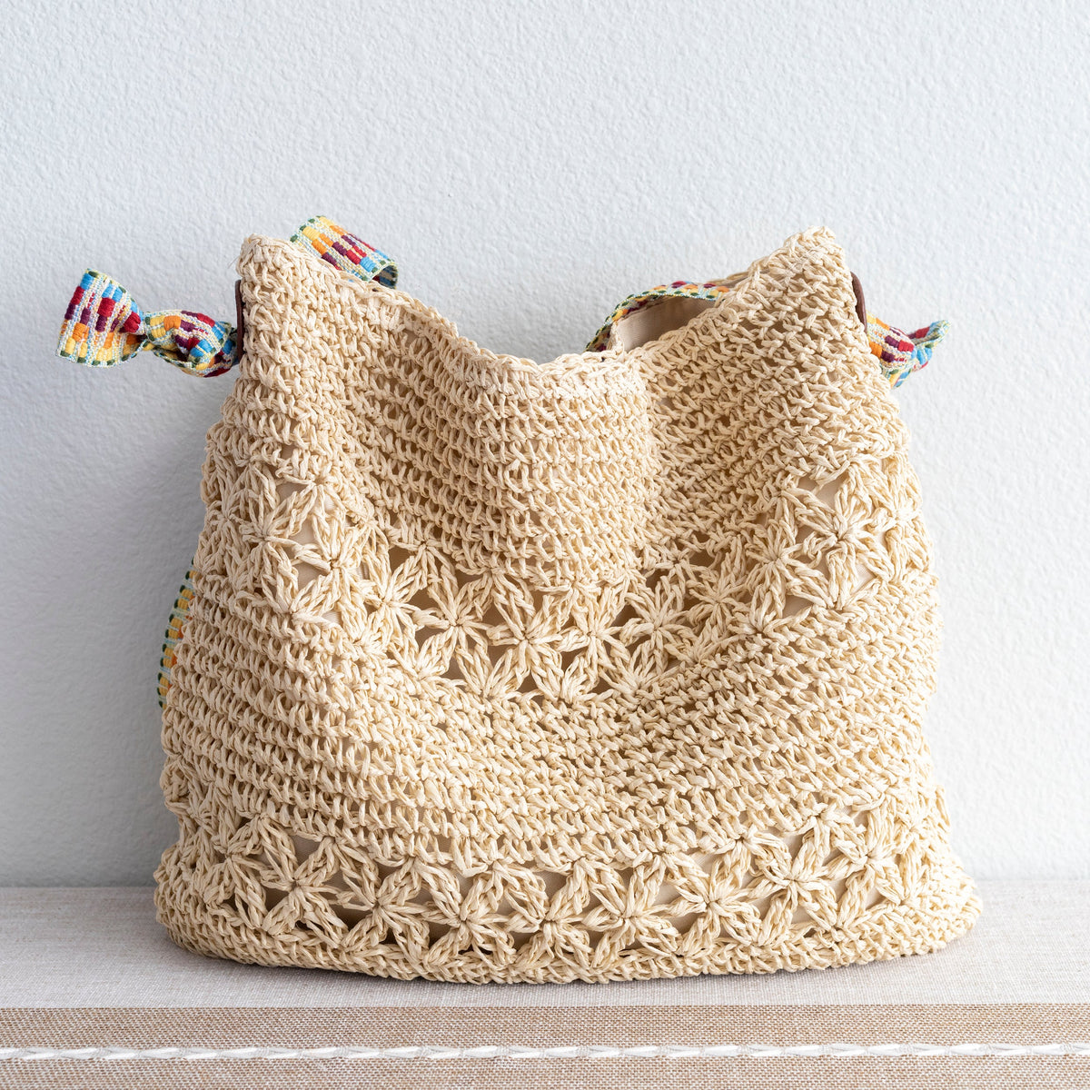 Women’s Lightweight Straw Woven Summer Tote for Beach, Vacation & Summer Outfits