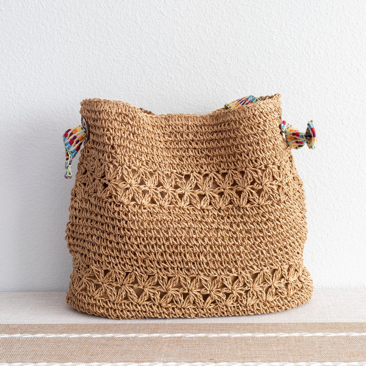 Women’s Lightweight Straw Woven Summer Tote for Beach, Vacation & Summer Outfits