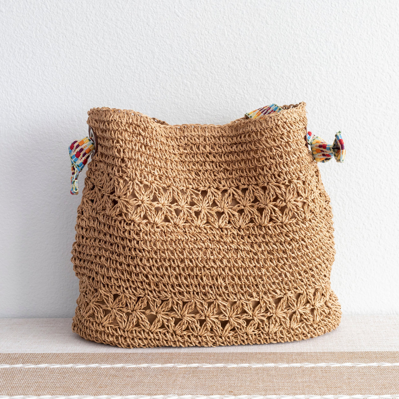 Women’s Lightweight Straw Woven Summer Tote for Beach, Vacation & Summer Outfits