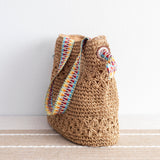 Women’s Lightweight Straw Woven Summer Tote for Beach, Vacation & Summer Outfits