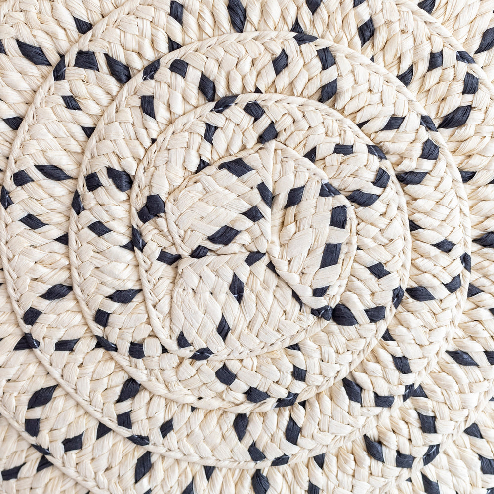 Women’s Round Straw Tote for Beach, Vacation & Summer Outfits