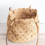Women’s Straw Woven Tote for Beach, Vacation & Summer Outfits