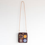 Women’s Crochet Smiley Face Shoulder Bag Purse for Boho Everyday Style & Gifts