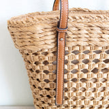 Women’s Straw Basket Tote Bag for Beach, Vacation & Summer Outfits