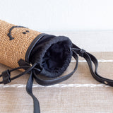 Women’s Straw Smiley Face Crossbody Bag for Beach, Vacation & Summer Outfits