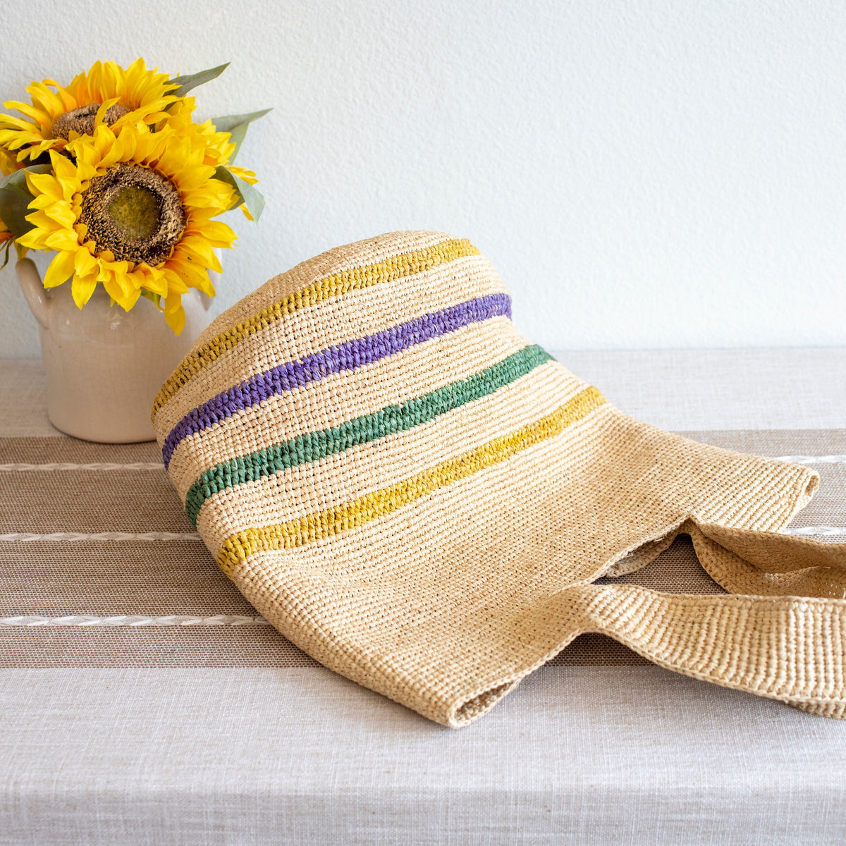 Women’s Large Soft Raffia Woven Summer Straw Tote for Beach, Vacation & Summer Outfits