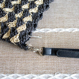 Women’s Straw Woven Striped Crossbody Bag Tote Bag for Beach, Vacation & Summer Outfits