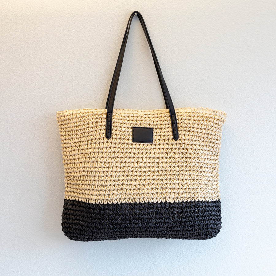 Women’s Large Straw Woven Summer Tote for Beach, Vacation & Summer Outfits