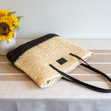 Women’s Large Straw Woven Summer Tote for Beach, Vacation & Summer Outfits
