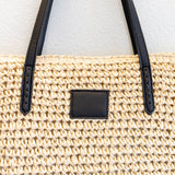 Women’s Large Straw Woven Summer Tote for Beach, Vacation & Summer Outfits